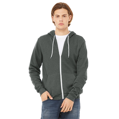 BELLA+CANVAS Unisex Sponge Fleece Full-Zip Hoodie 7 oz.