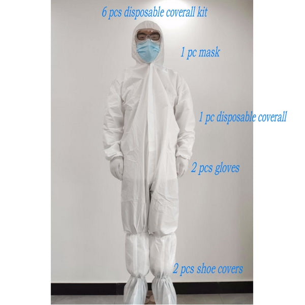 6PCS Coverall Kit