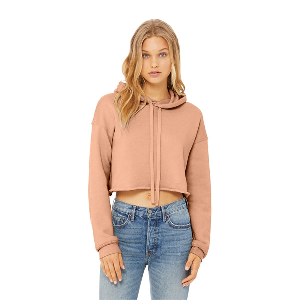 BELLA+CANVAS Women's Sponge Cropped Fleece Hoodies