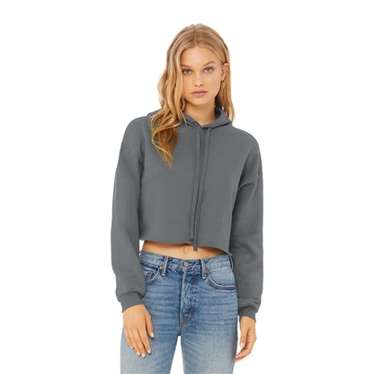 BELLA+CANVAS Women's Sponge Cropped Fleece Hoodies