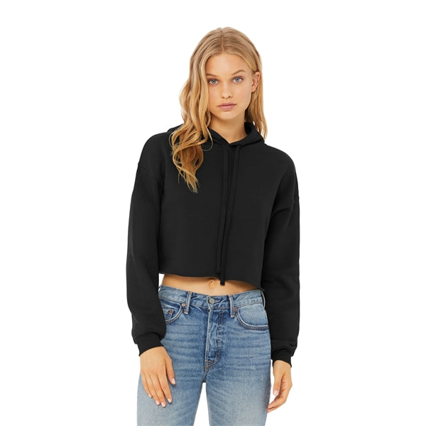 BELLA+CANVAS Women's Sponge Cropped Fleece Hoodies