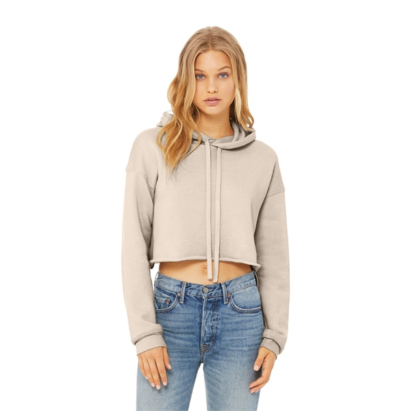 BELLA+CANVAS Women's Sponge Cropped Fleece Hoodies