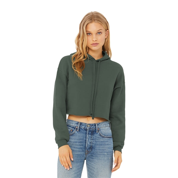 BELLA+CANVAS Women's Sponge Cropped Fleece Hoodies