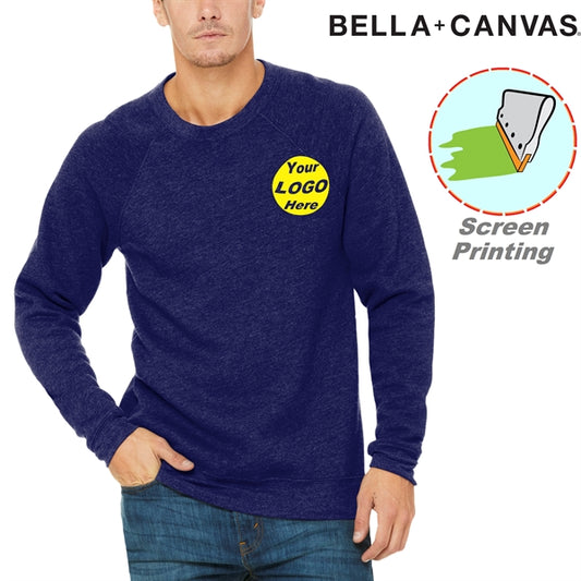 BELLA+CANVAS Unisex Sponge Fleece Raglan Sweatshirt 7 oz.