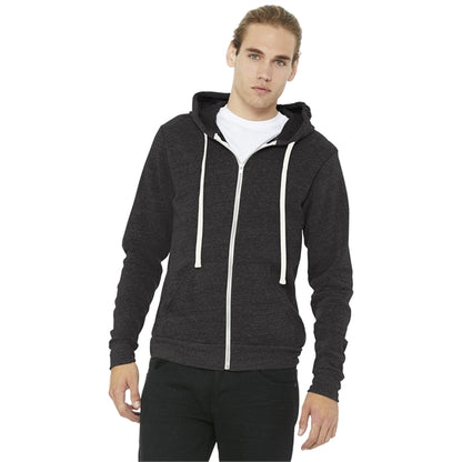 BELLA+CANVAS Unisex Triblend Sponge Fleece Full-Zip Hoodies