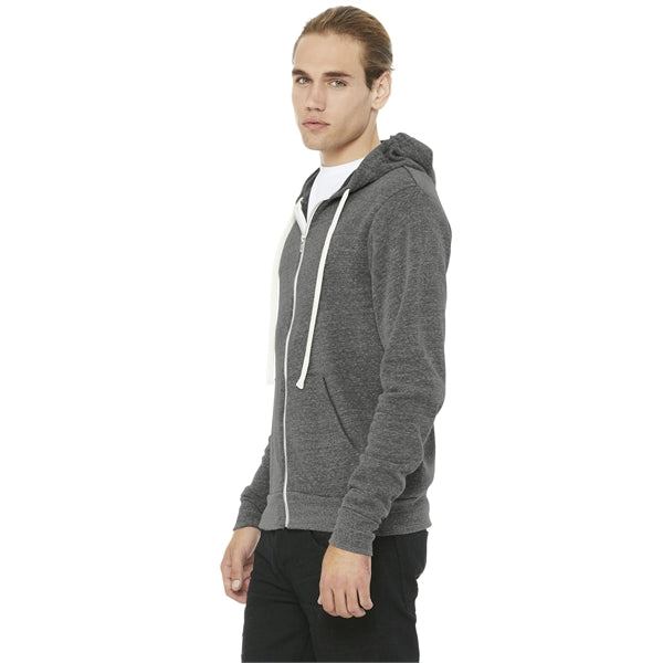 BELLA+CANVAS Unisex Triblend Sponge Fleece Full-Zip Hoodies