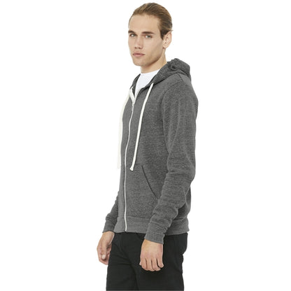 BELLA+CANVAS Unisex Triblend Sponge Fleece Full-Zip Hoodies