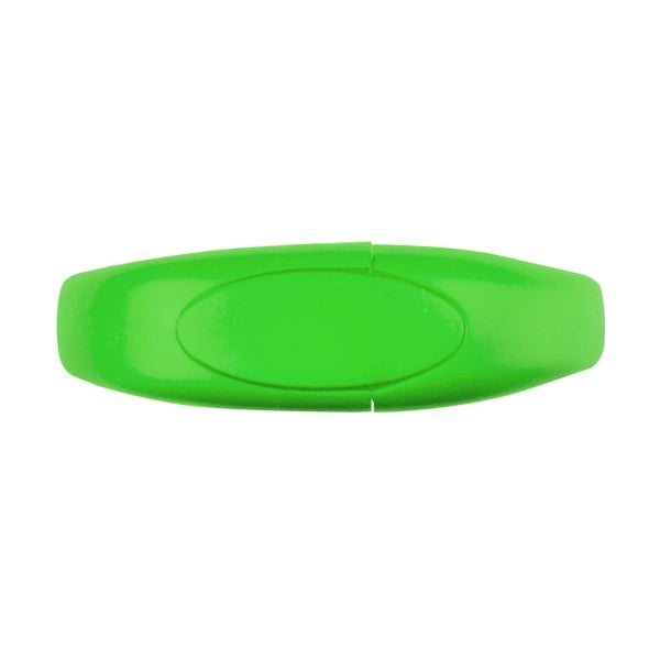 Oval Silicone Wristband USB Flash Drive 2.0