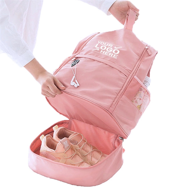 Gym Backpack With Shoe Compartment