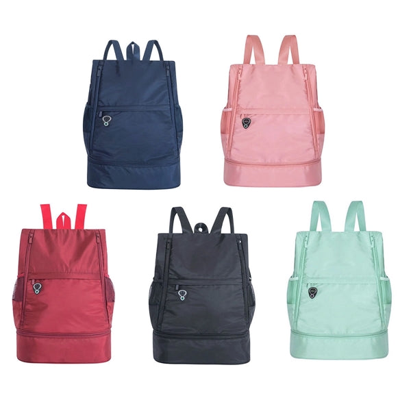 Gym Backpack With Shoe Compartment