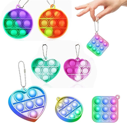 Push Bubble Pops Fidget Sensory Antistress Kids Toy