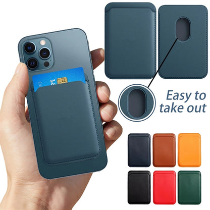 Leather Magnetic Cell Phone Wallet