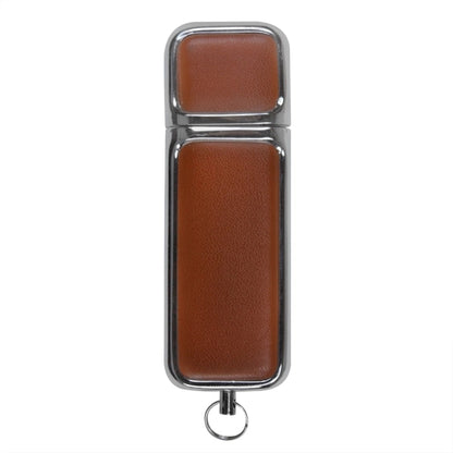 Flat Leather USB Flash Drive