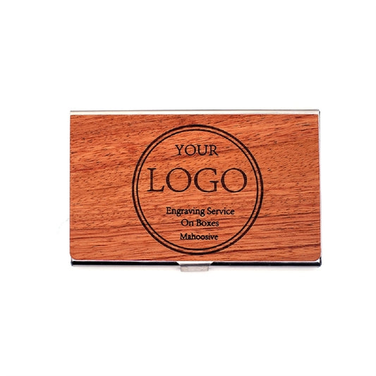 Customized Wooden Bussiness Card Holder