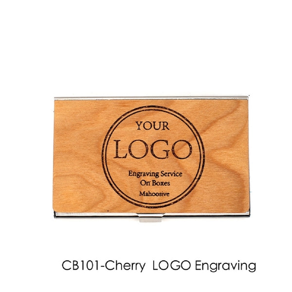 Customized Wooden Bussiness Card Holder