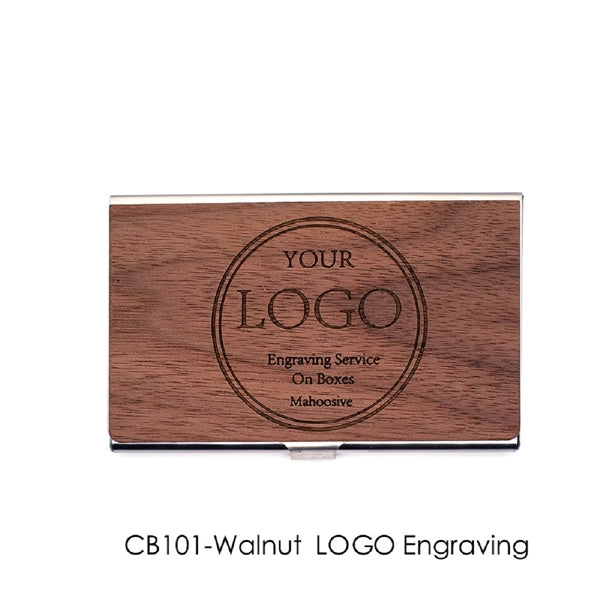 Customized Wooden Bussiness Card Holder