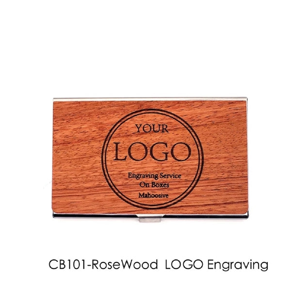 Customized Wooden Bussiness Card Holder