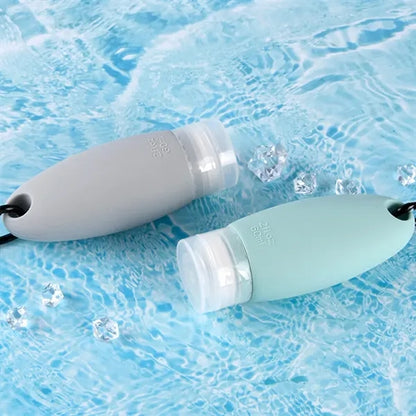SiliconeTravel Toiletry Bottles  with Carabiner
