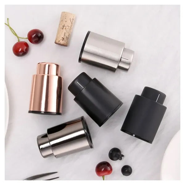 Stainless Steel Vacuum Wine Stoppers