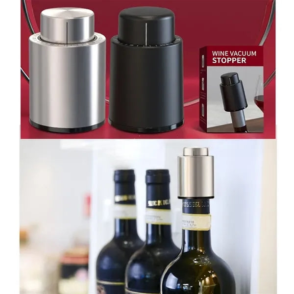 Stainless Steel Vacuum Wine Stoppers