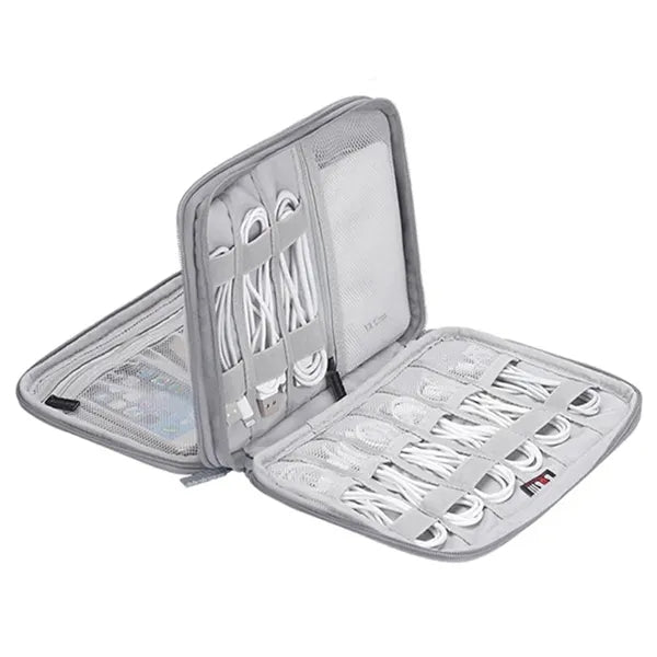 Double Layer Electronic Accessories Organizer