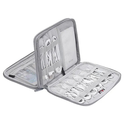 Double Layer Electronic Accessories Organizer