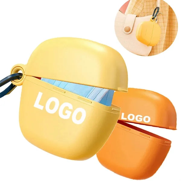 Mask Case with Carabiner Keychain