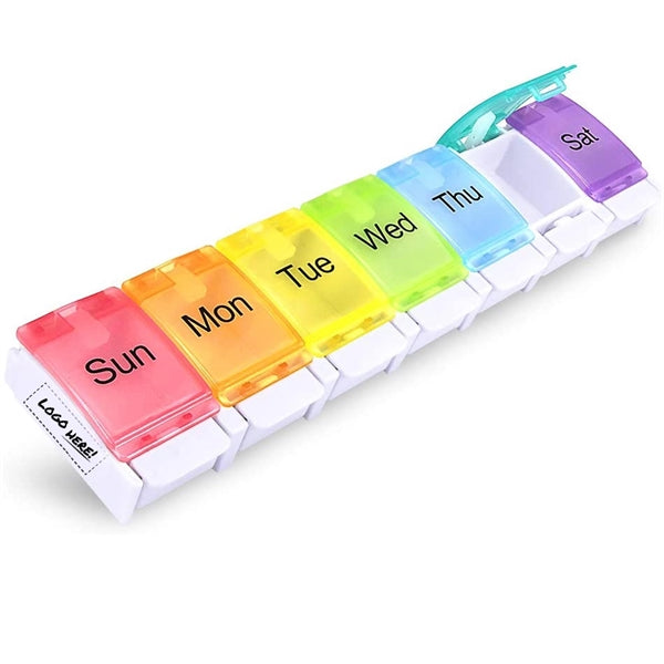 Travel 7 Day Pill Box Case