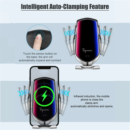 10W Qi Fast Charging Wireless Car Charger