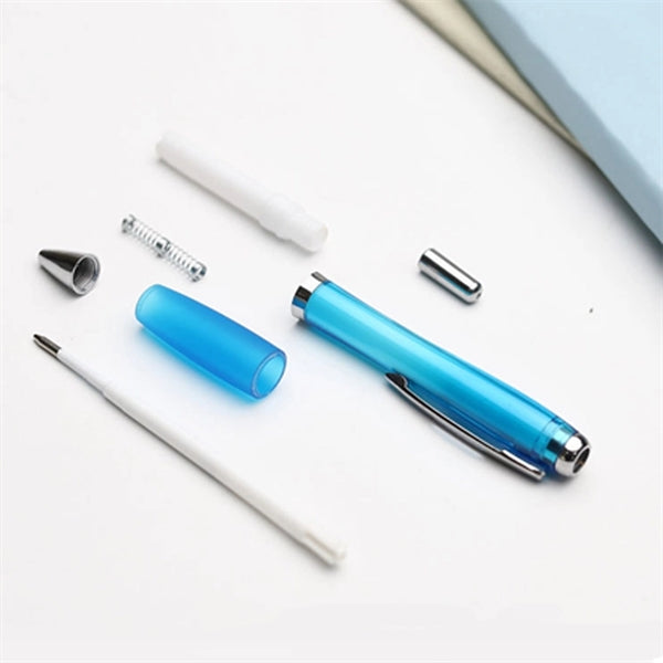 Plastic Ballpoint Curvy Pen