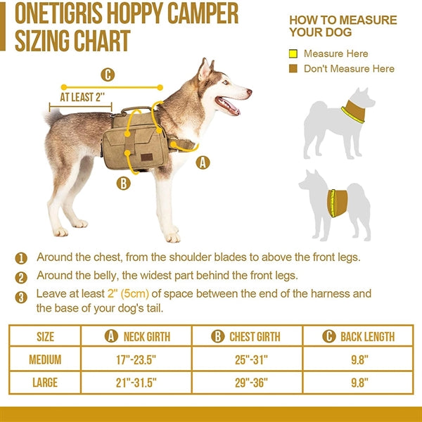 Dog Saddle Bag