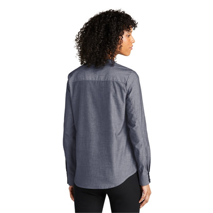 Port Authority Ladies Long Sleeve Chambray Easy Care Shirts