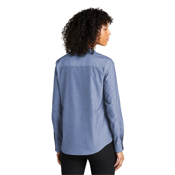 Port Authority Ladies Long Sleeve Chambray Easy Care Shirts