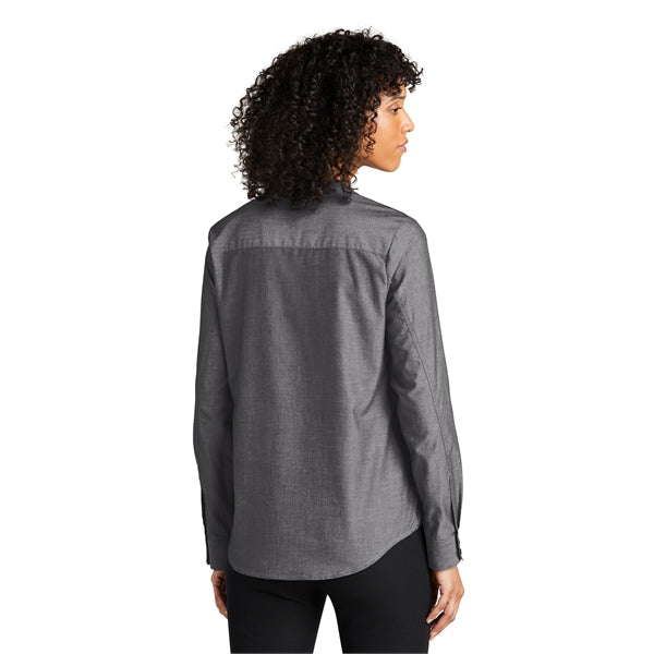Port Authority Ladies Long Sleeve Chambray Easy Care Shirts