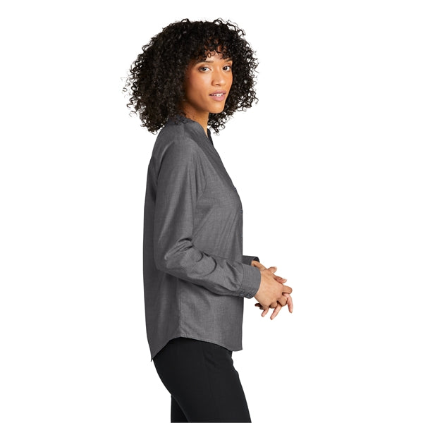Port Authority Ladies Long Sleeve Chambray Easy Care Shirts