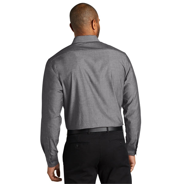 Port Authority Long Sleeve Chambray Easy Care Shirts 2.9 oz.