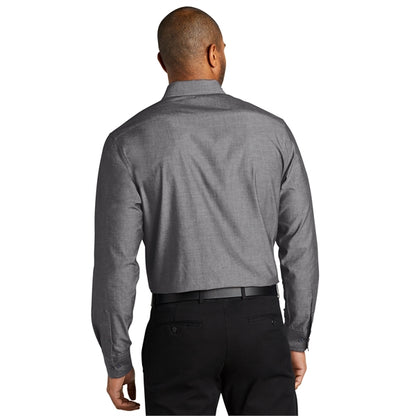 Port Authority Long Sleeve Chambray Easy Care Shirts 2.9 oz.