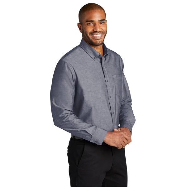 Port Authority Long Sleeve Chambray Easy Care Shirts 2.9 oz.