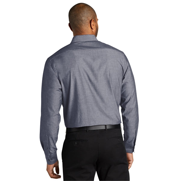 Port Authority Long Sleeve Chambray Easy Care Shirts 2.9 oz.