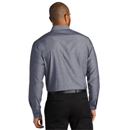 Port Authority Long Sleeve Chambray Easy Care Shirts 2.9 oz.