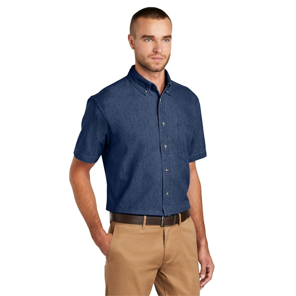 Port & Company - Short Sleeve Value Denim Shirts w/ 6.5 oz.