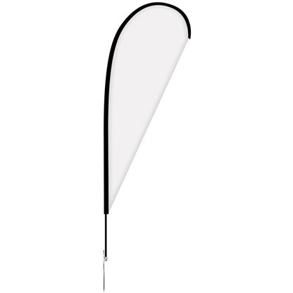 6' Single Reverse Portable Teardrop Banner w/ Hardware Set