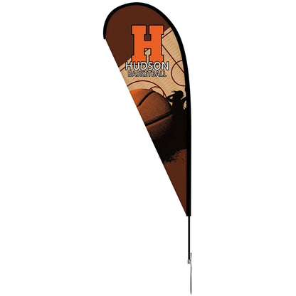 6' Double Sided Portable Teardrop Banner w/ Hardware Set