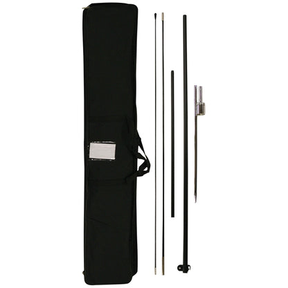 8' Single Reverse Portable Teardrop Banner w/ Hardware Set