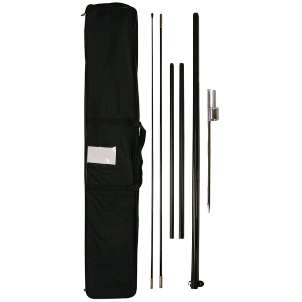 10' Single Reverse Portable Teardrop Banner w/ Hardware Set