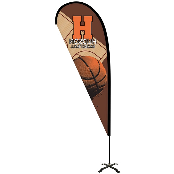 6' Portable Single Reverse Teardrop Kit with Cross Base