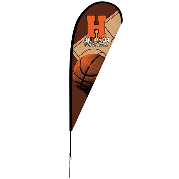 6' Portable Single Reverse Teardrop Kit with Cross Base