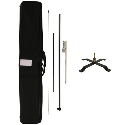 6' Portable Single Reverse Teardrop Kit with Cross Base
