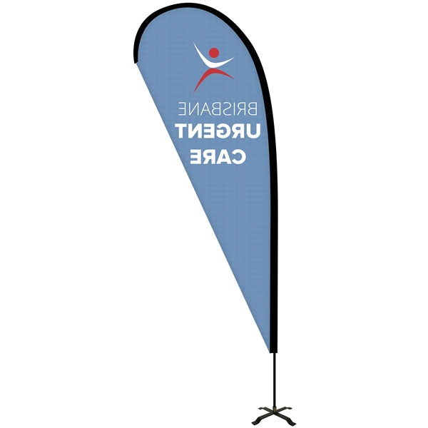 8' Portable Single Reverse Teardrop Kit with Cross Base