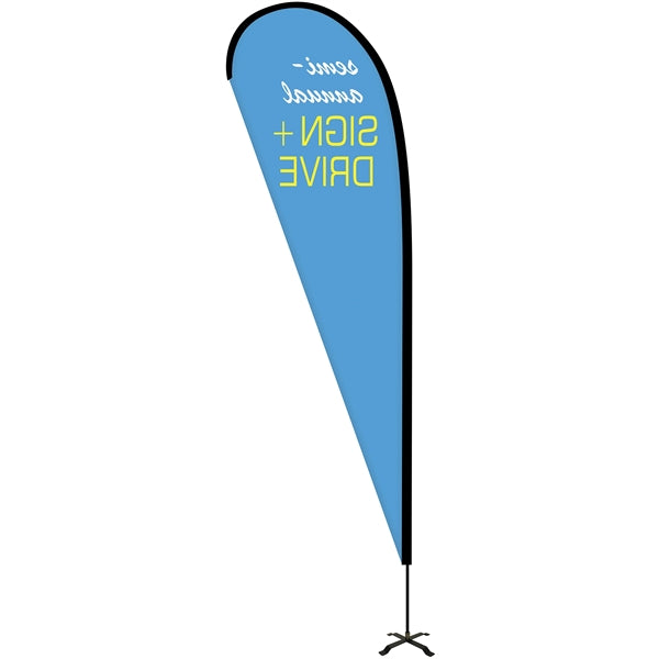 10' Portable Single Reverse Teardrop Kit with Cross Base